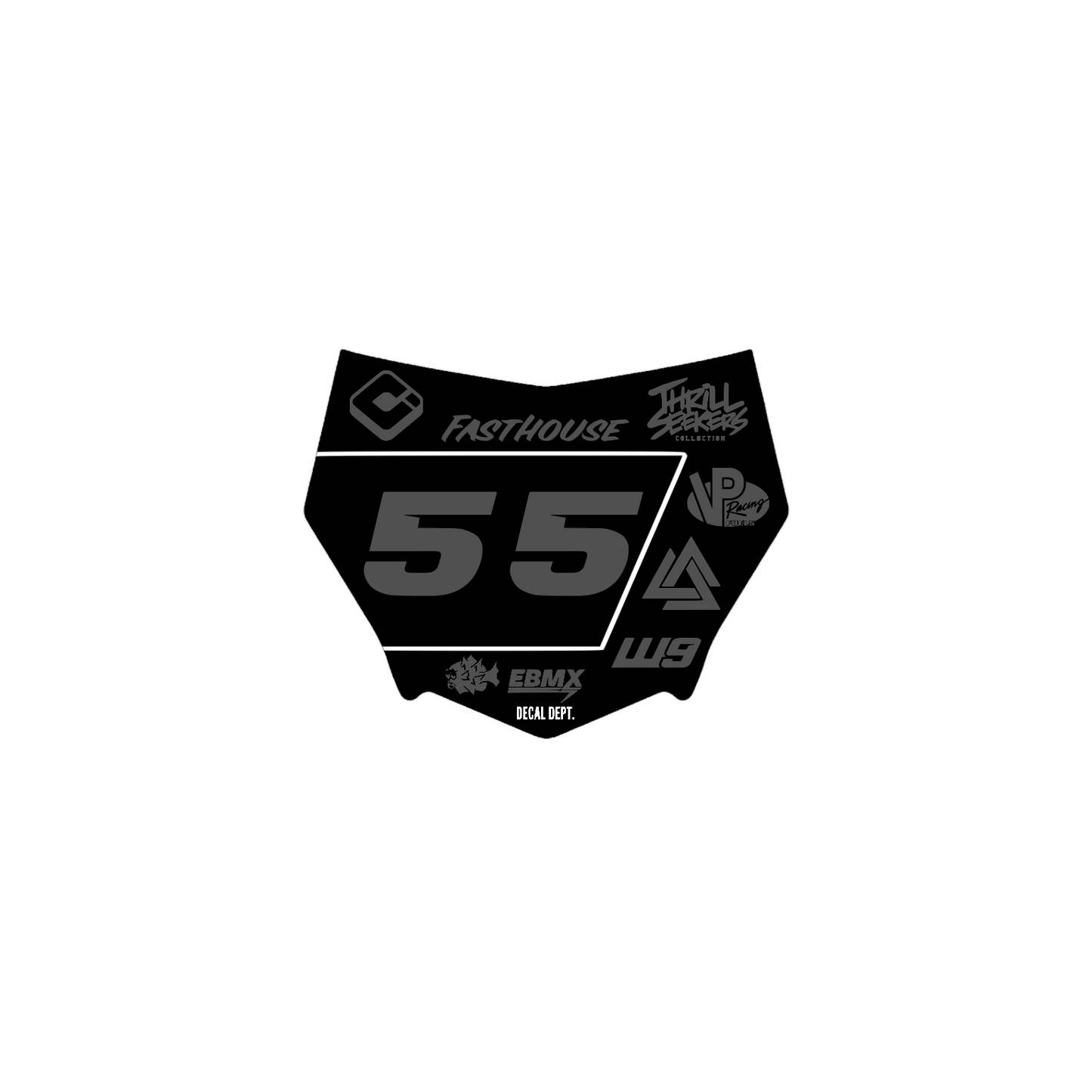 Motocutz Plate Decal