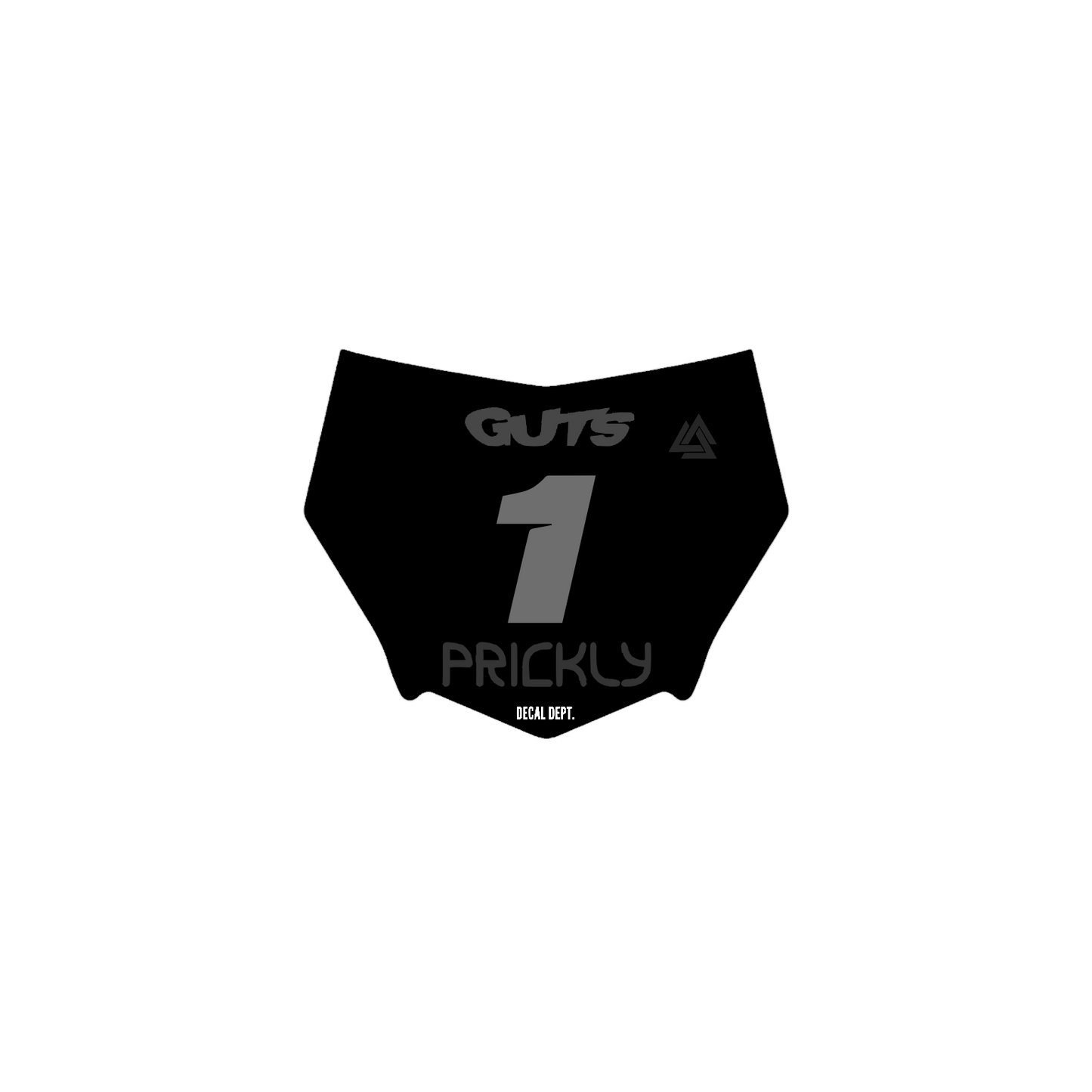 Motocutz Plate Decal