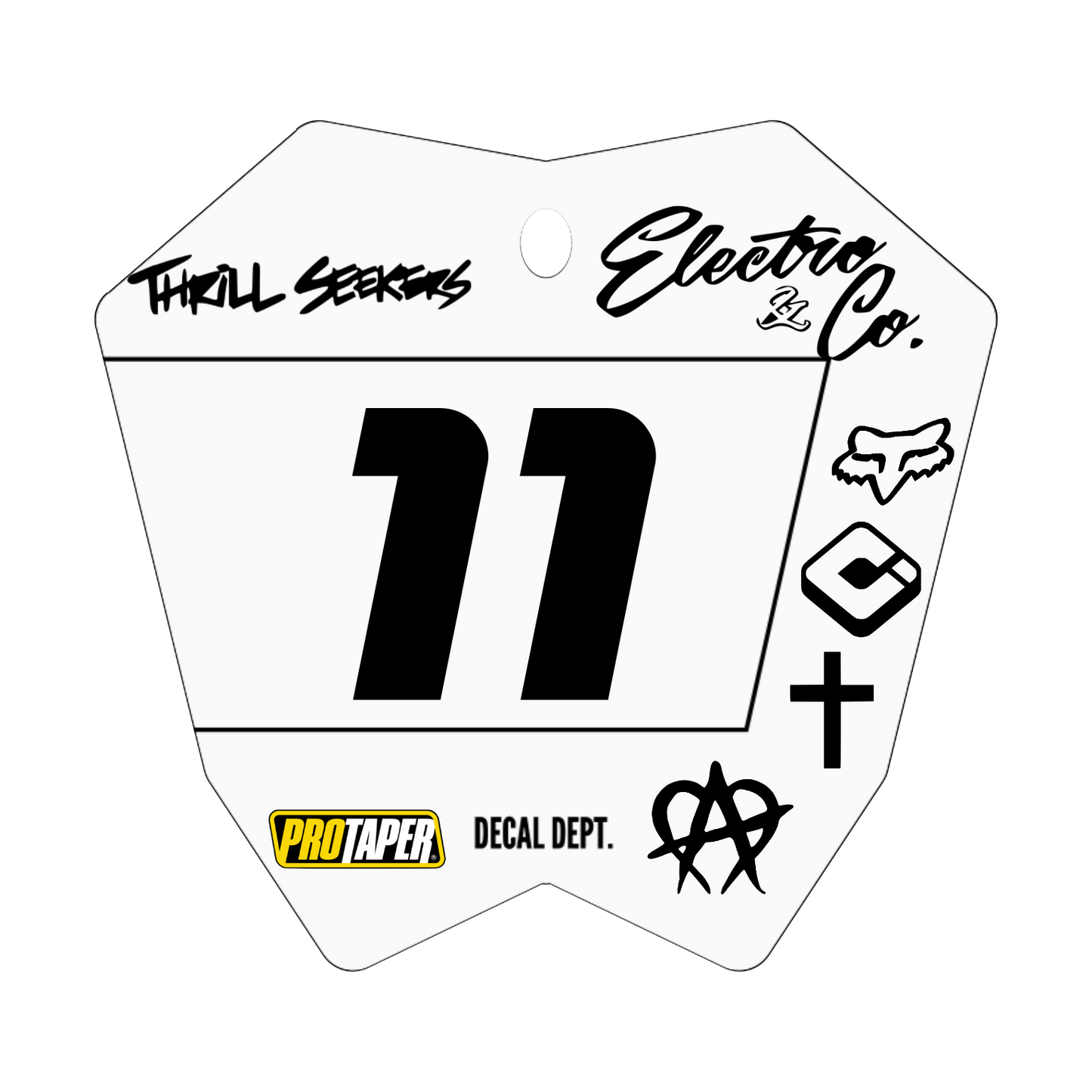 RTR Plate Decal