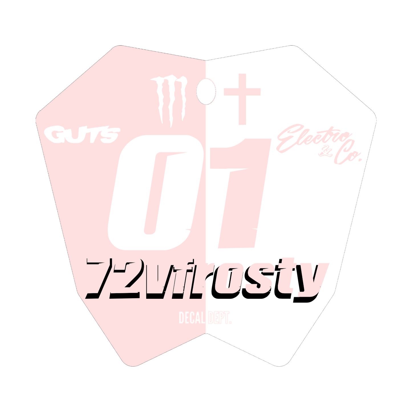 RTR Plate Decal