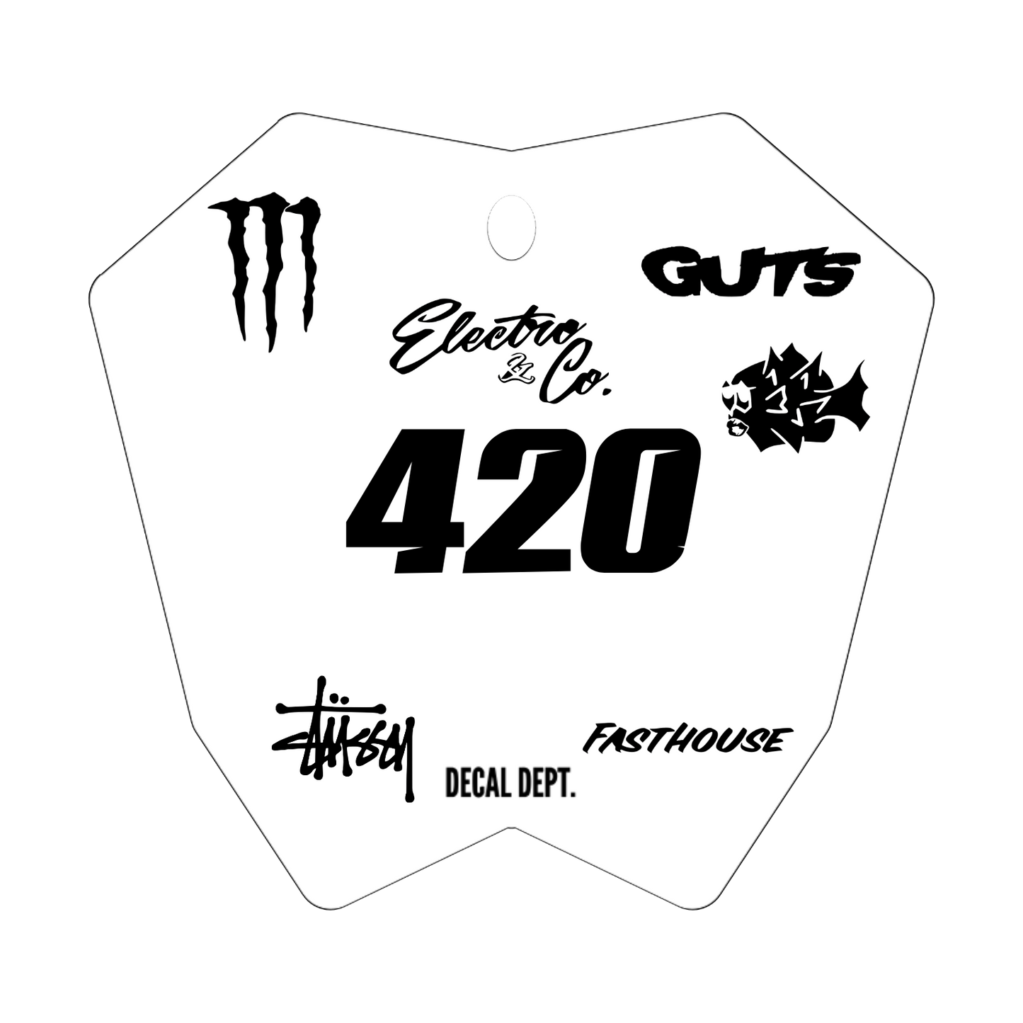 RTR Plate Decal