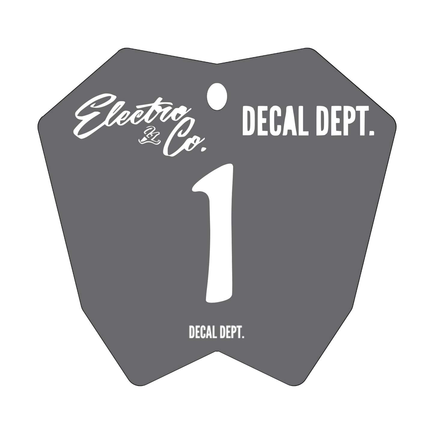 RTR Plate Decal