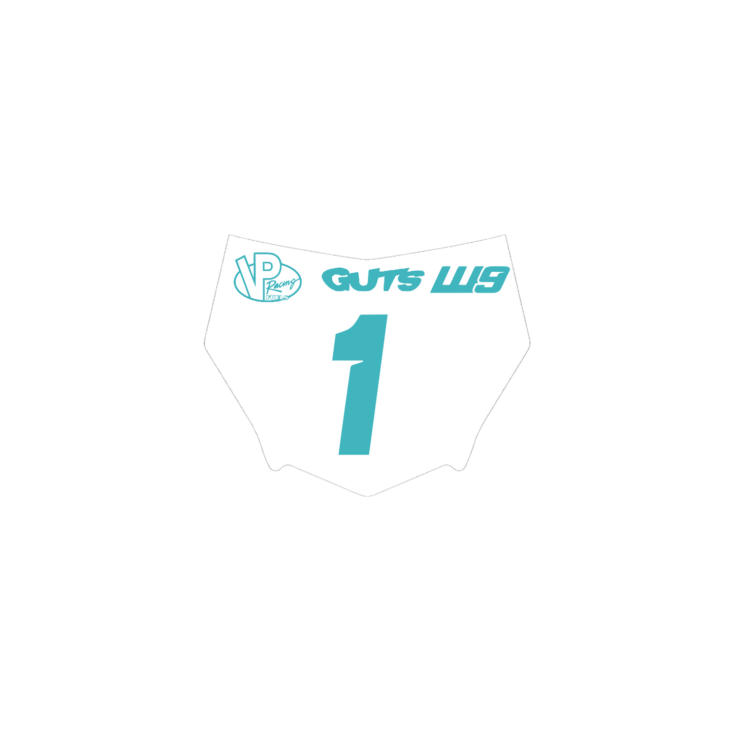 Motocutz Plate Decal
