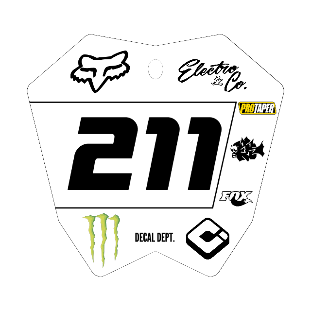 RTR Plate Decal