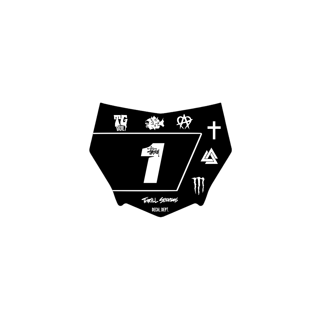 Motocutz Plate Decal