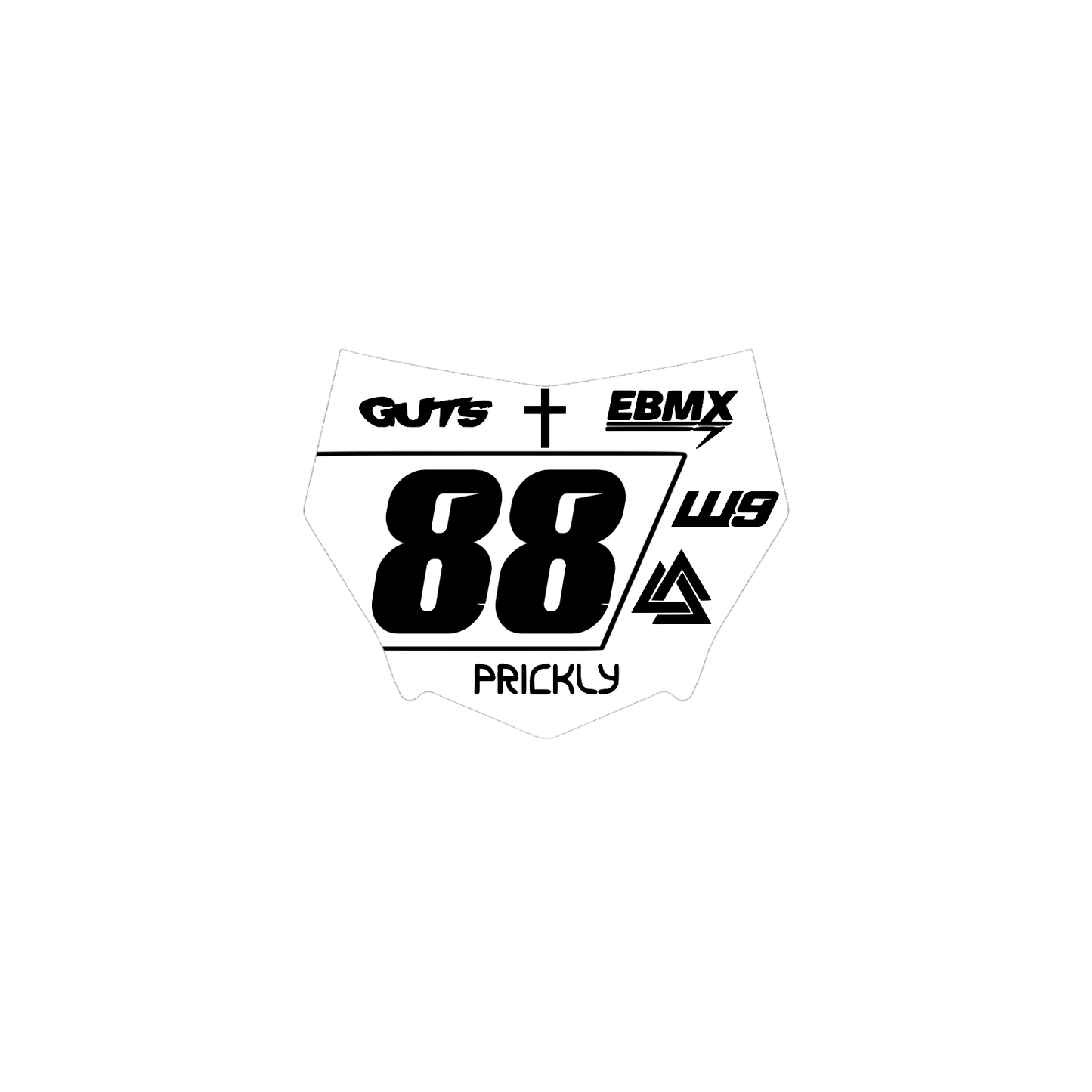 Motocutz Plate Decal