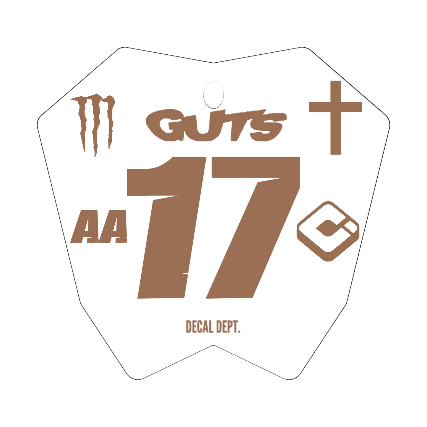 RTR Plate Decal