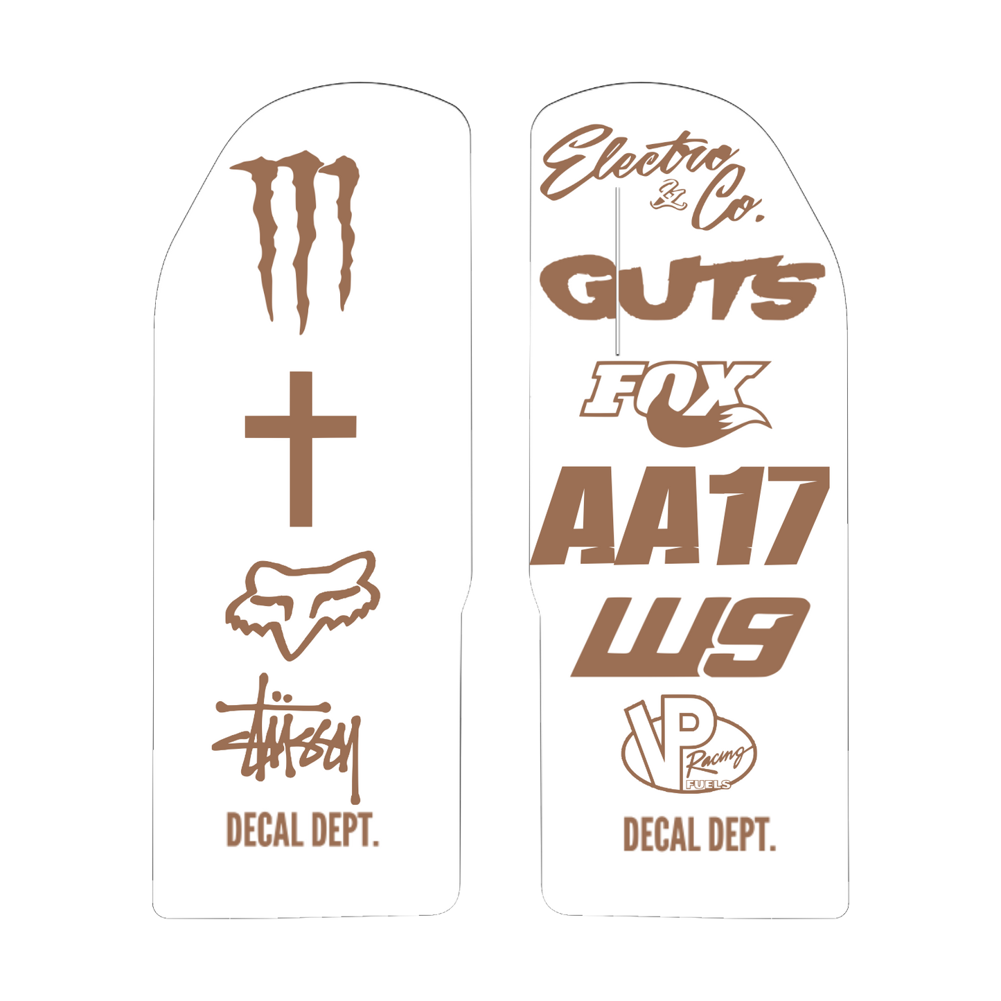 RTR Fork Guard Decal