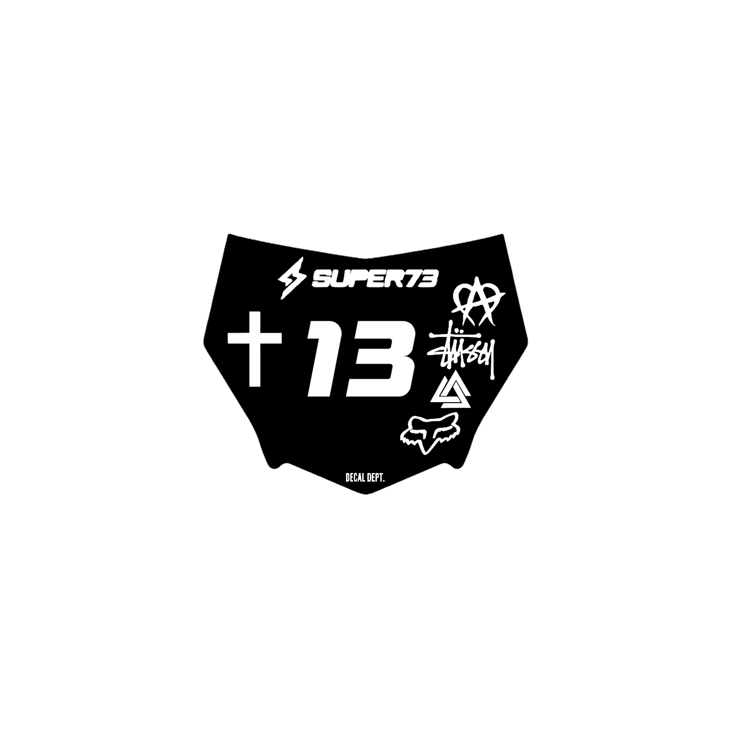 Motocutz Plate Decal
