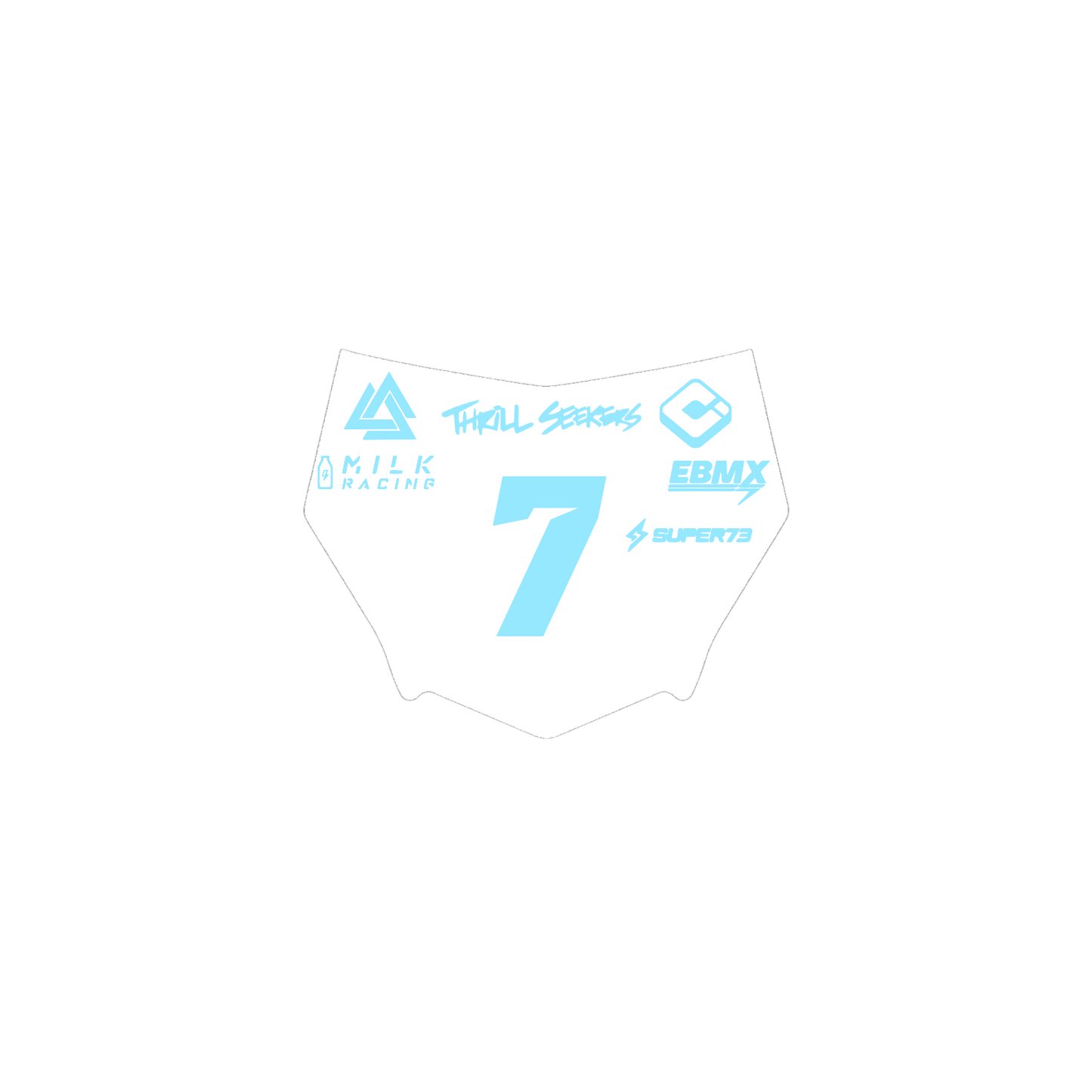 Motocutz Plate Decal