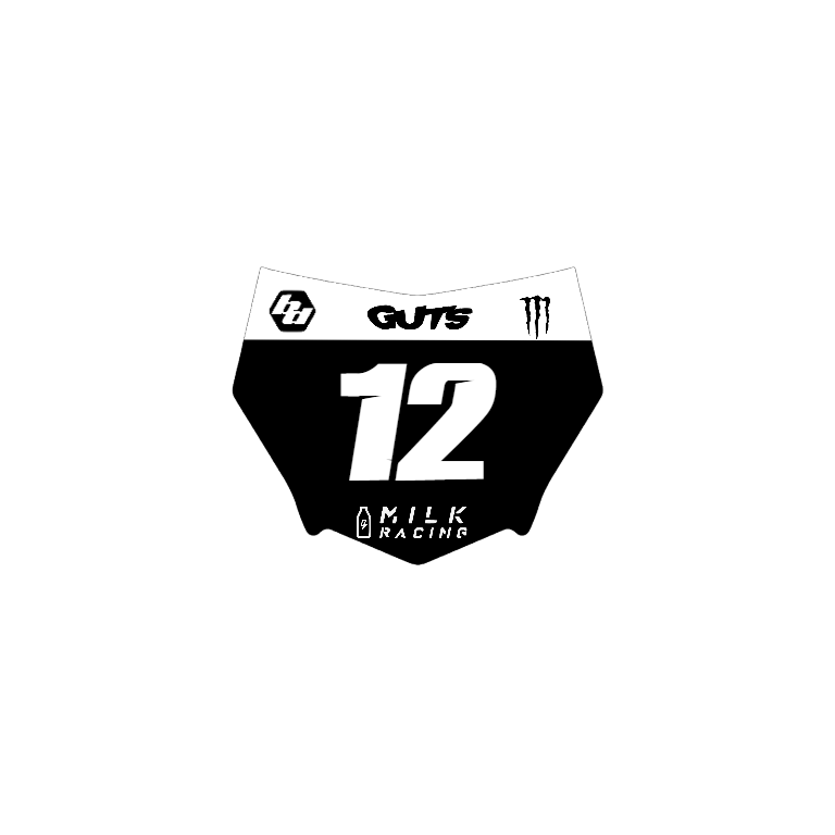 Motocutz Plate Decal