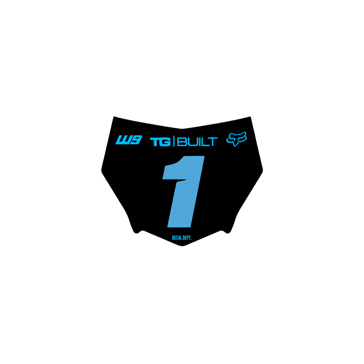 Motocutz Plate Decal
