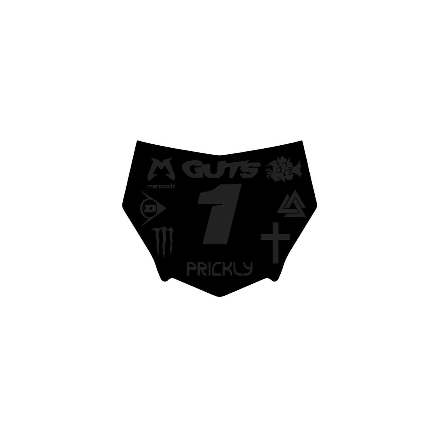 Motocutz Plate Decal