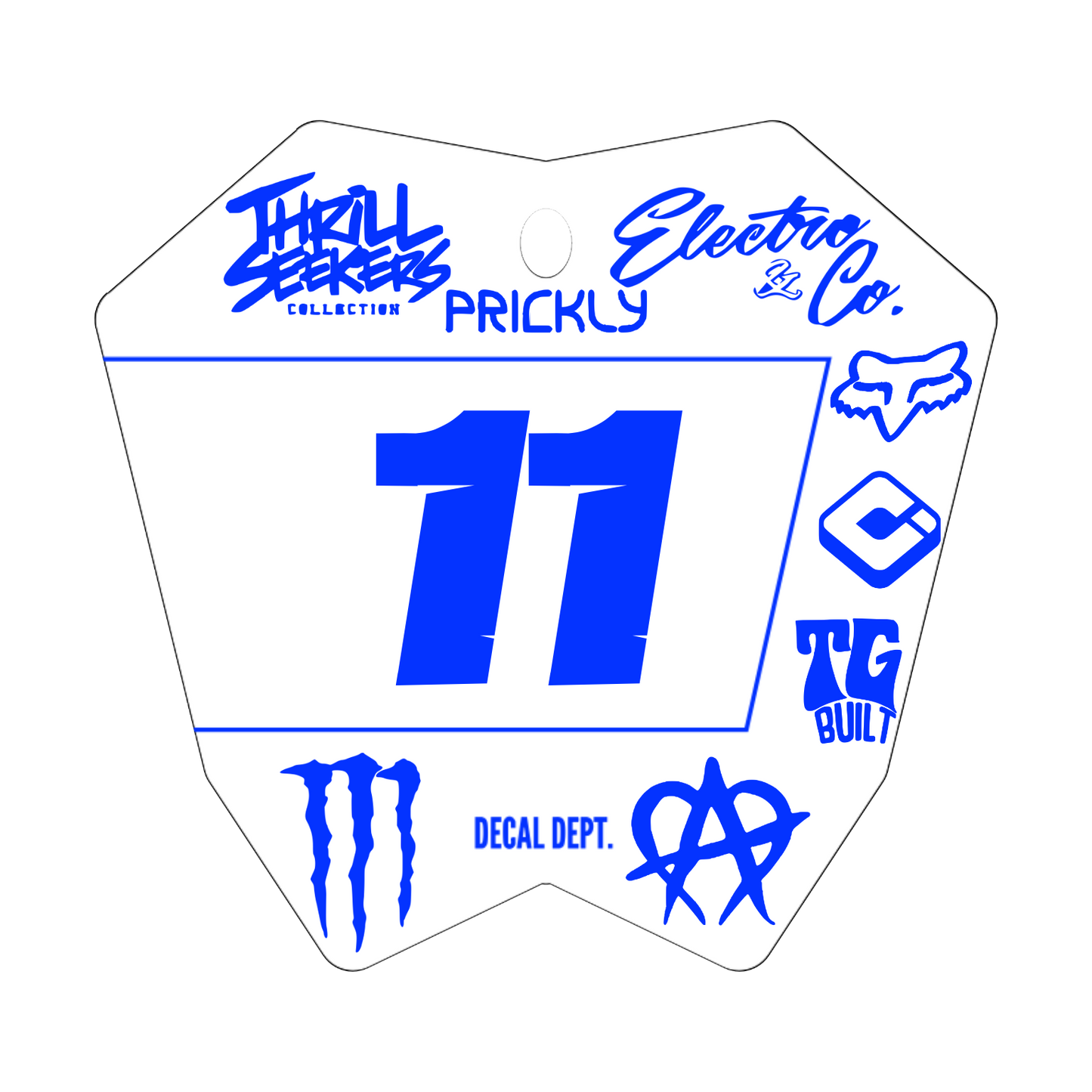 RTR Plate Decal