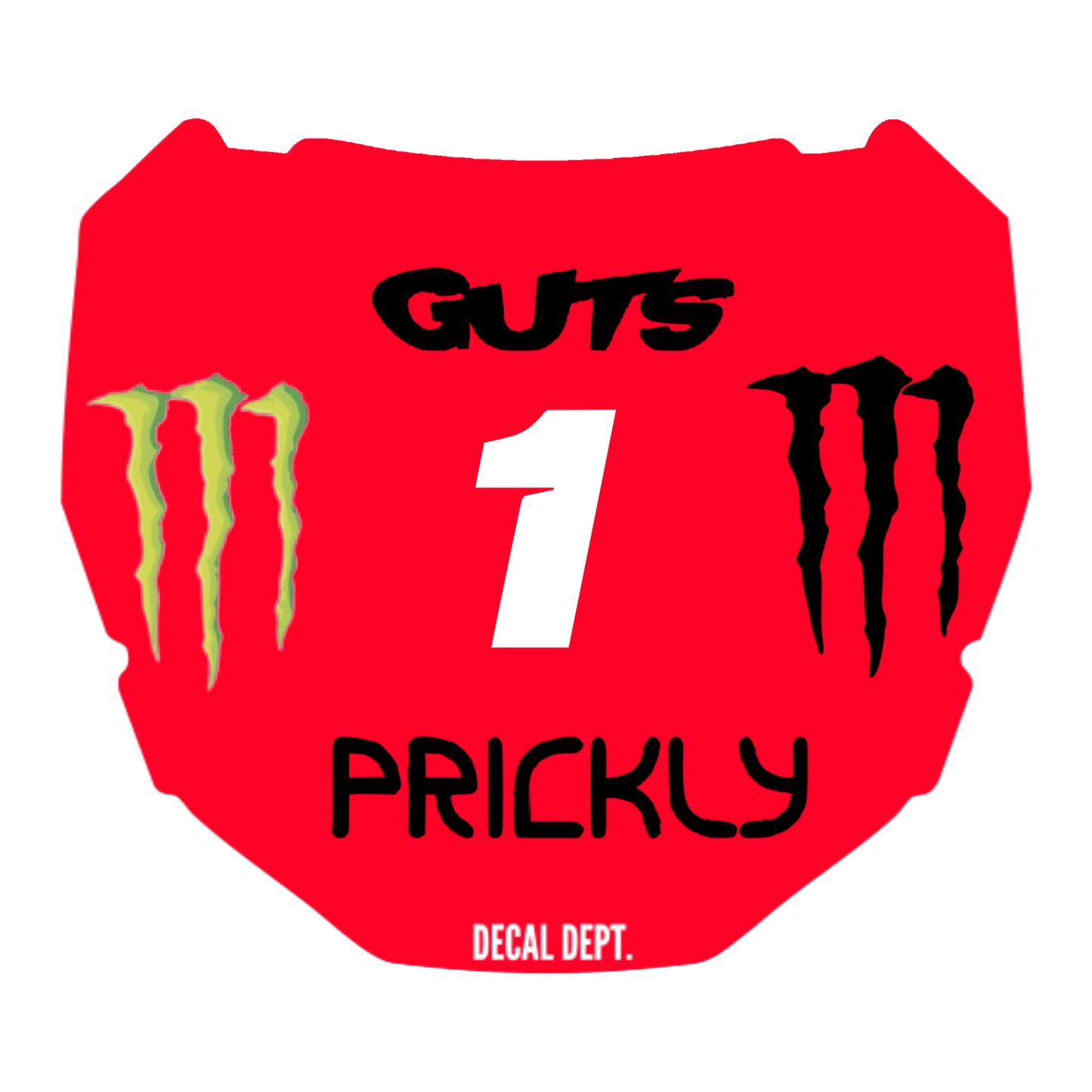 ODI Plate Decal
