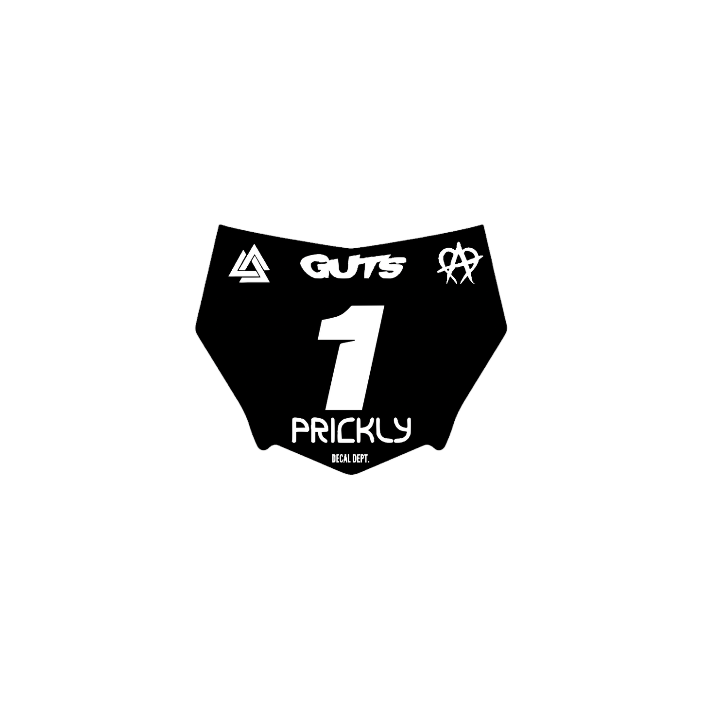 Motocutz Plate Decal