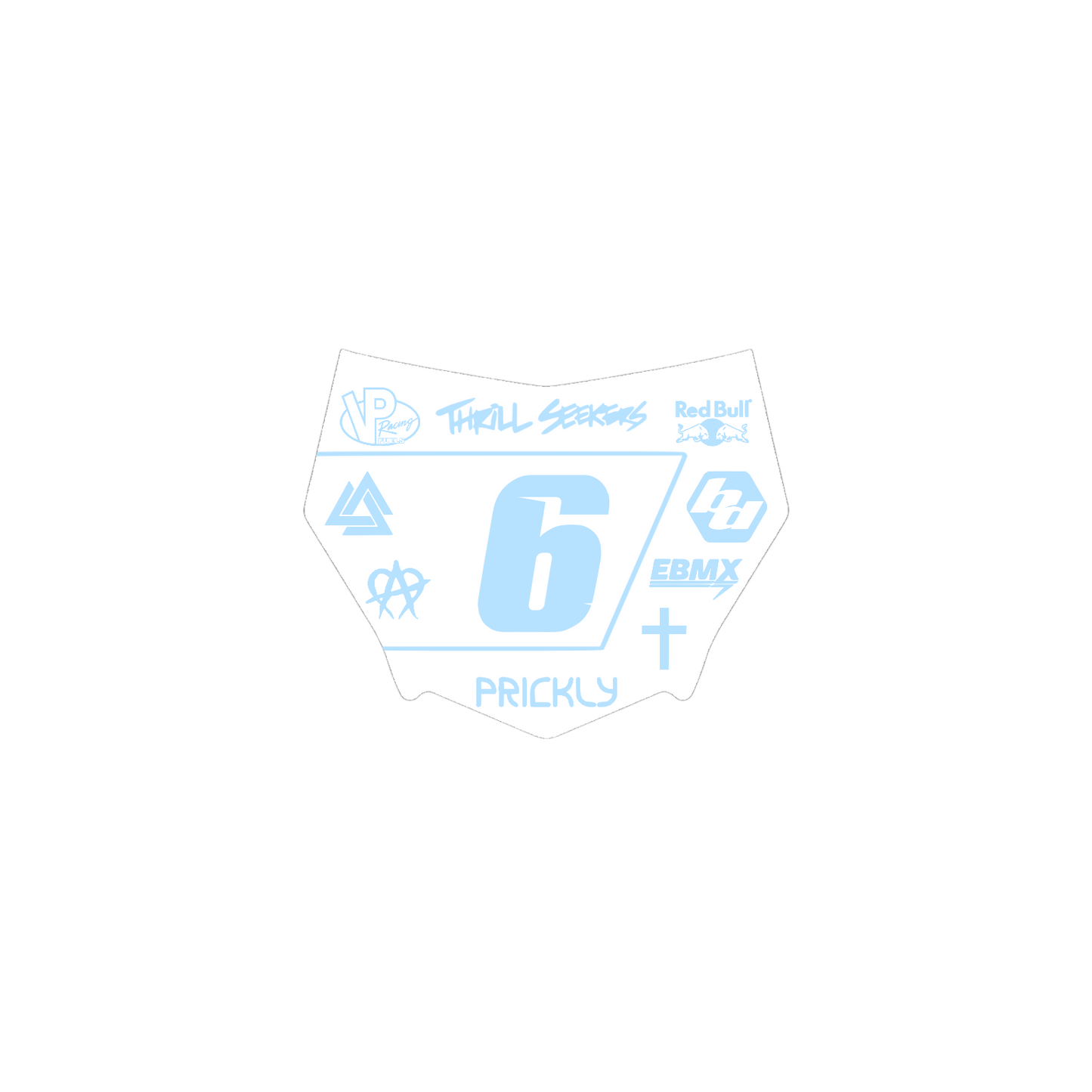 Motocutz Plate Decal