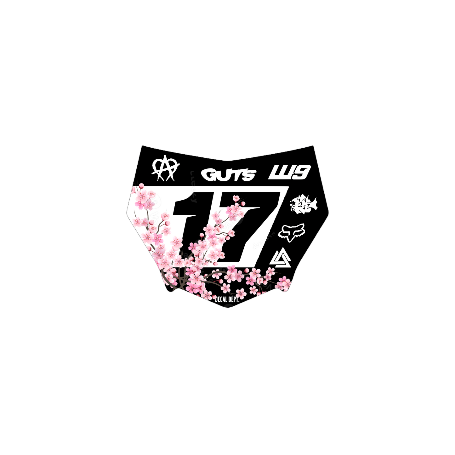 Motocutz Plate Decal