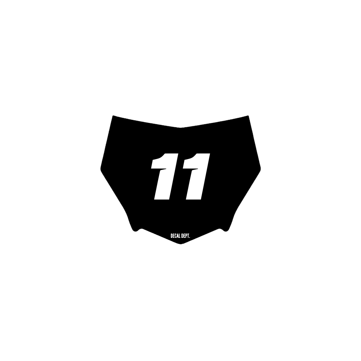 Motocutz Plate Decal