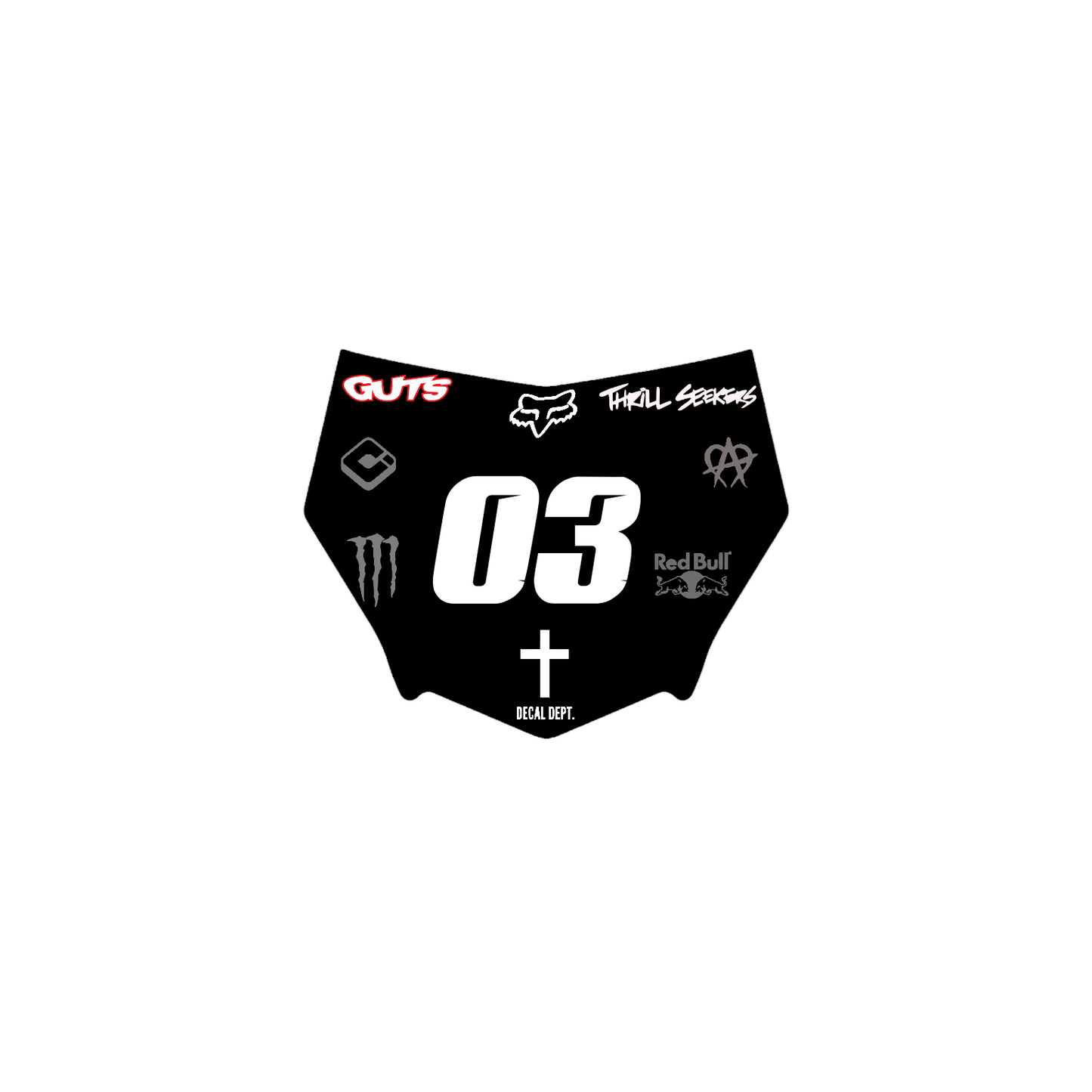 Motocutz Plate Decal
