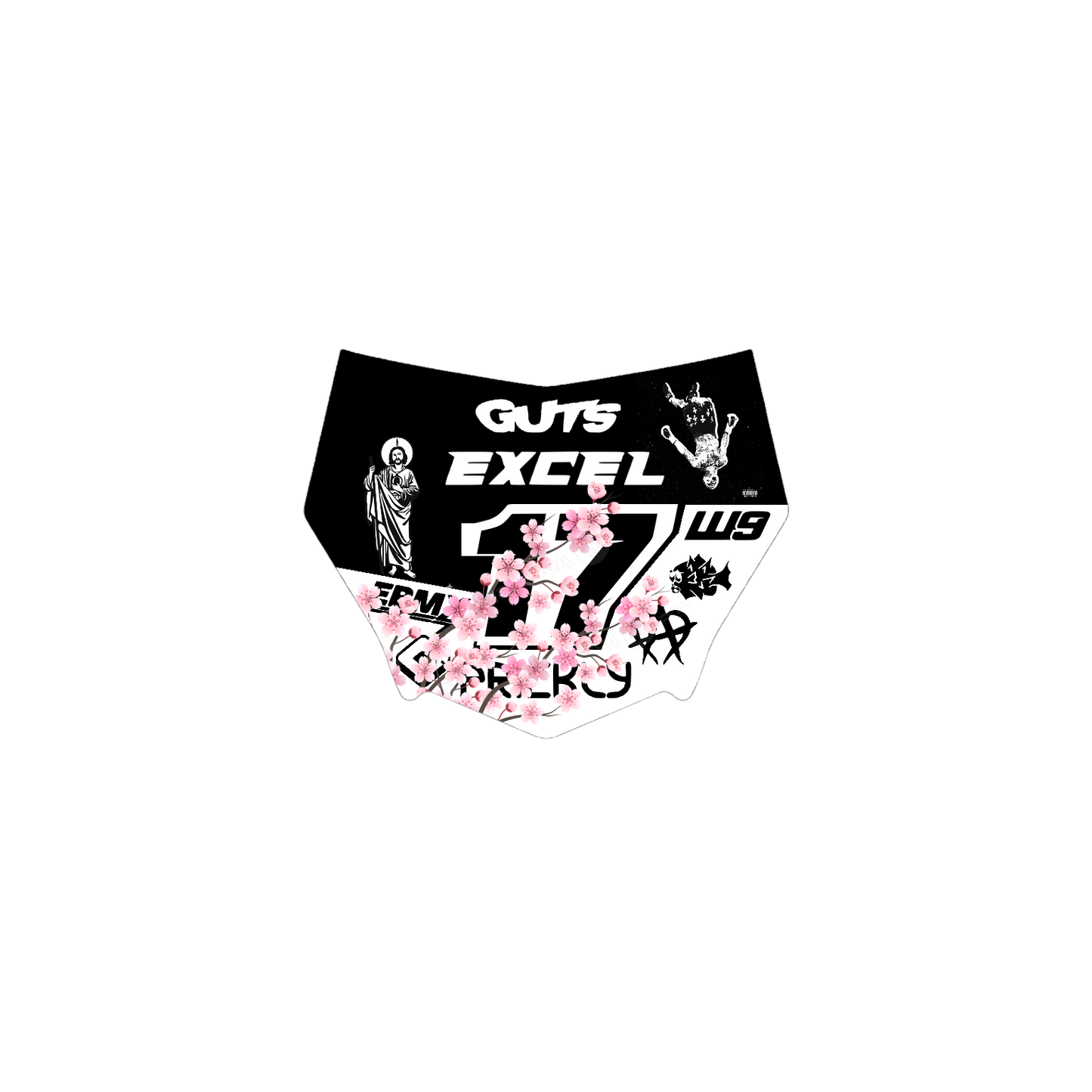 Motocutz Plate Decal