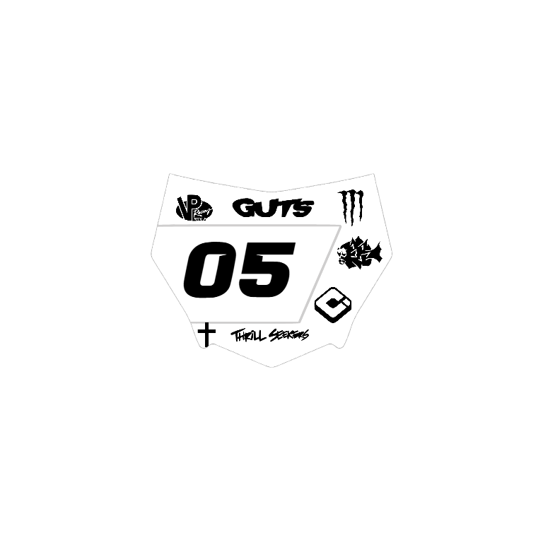 Motocutz Plate Decal