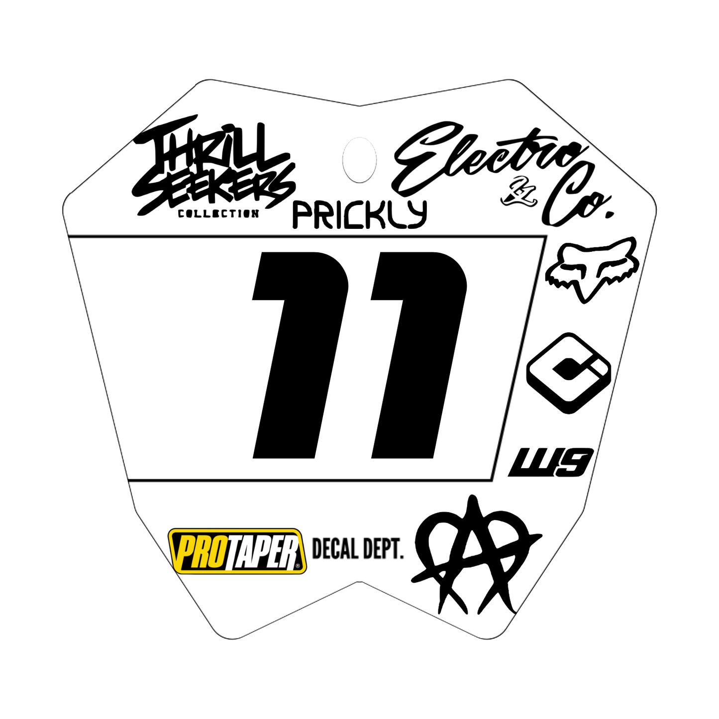 RTR Plate Decal