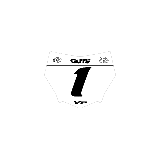 Motocutz Plate Decal