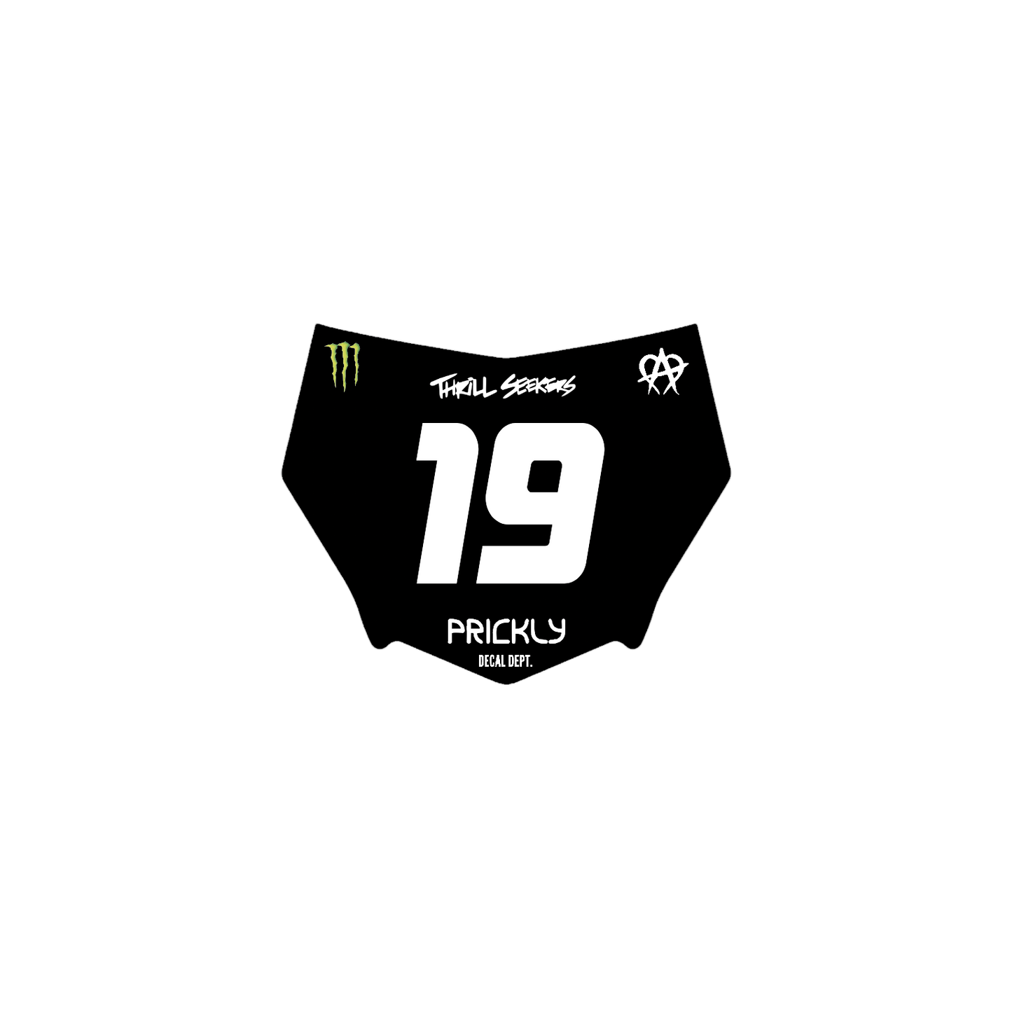 Motocutz Plate Decal