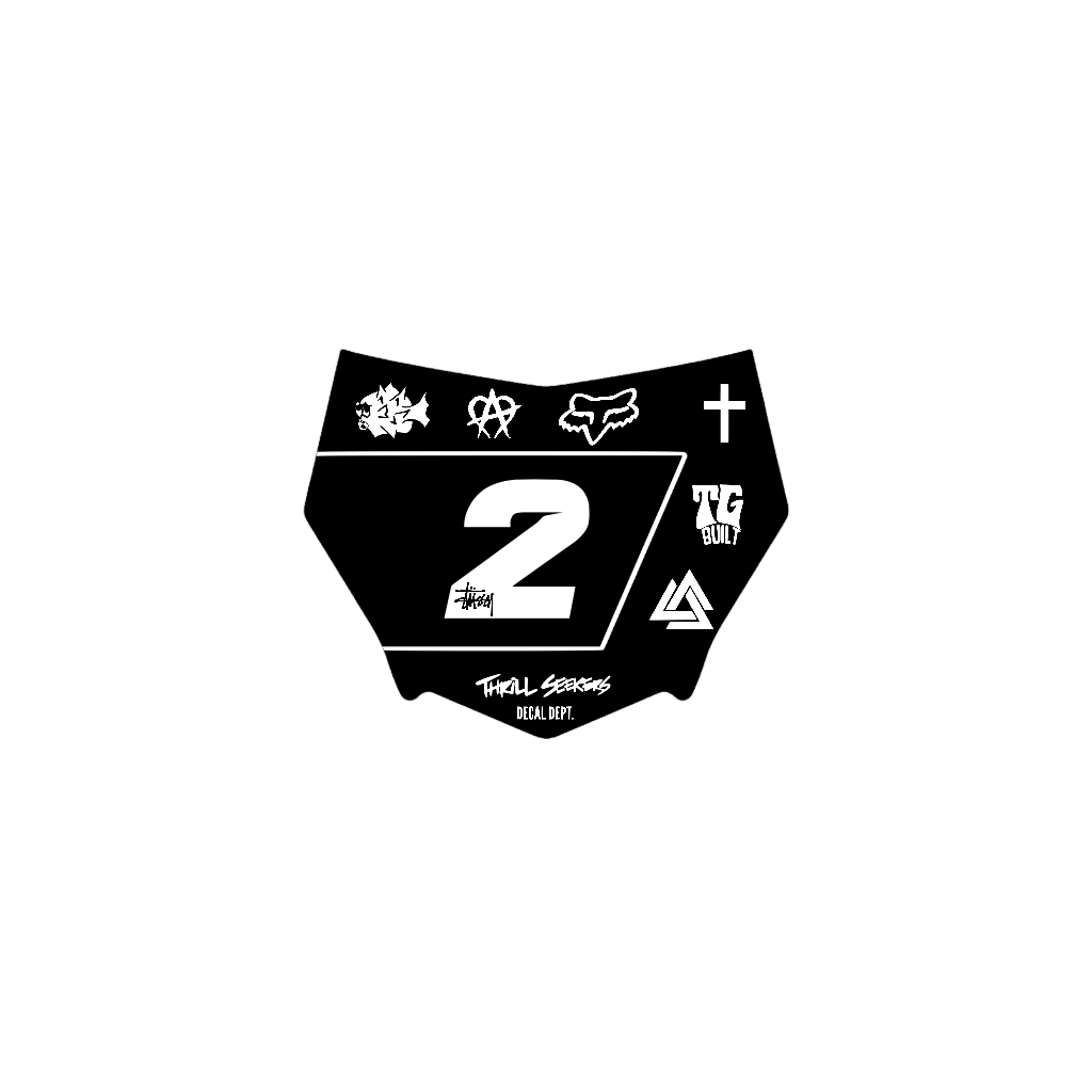 Motocutz Plate Decal