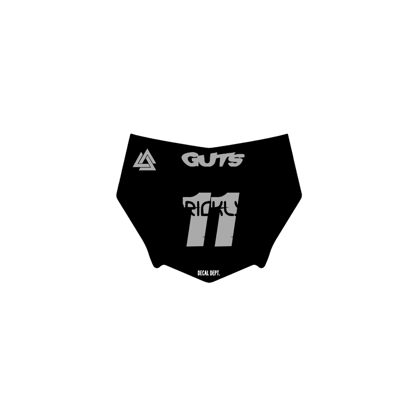 Motocutz Plate Decal