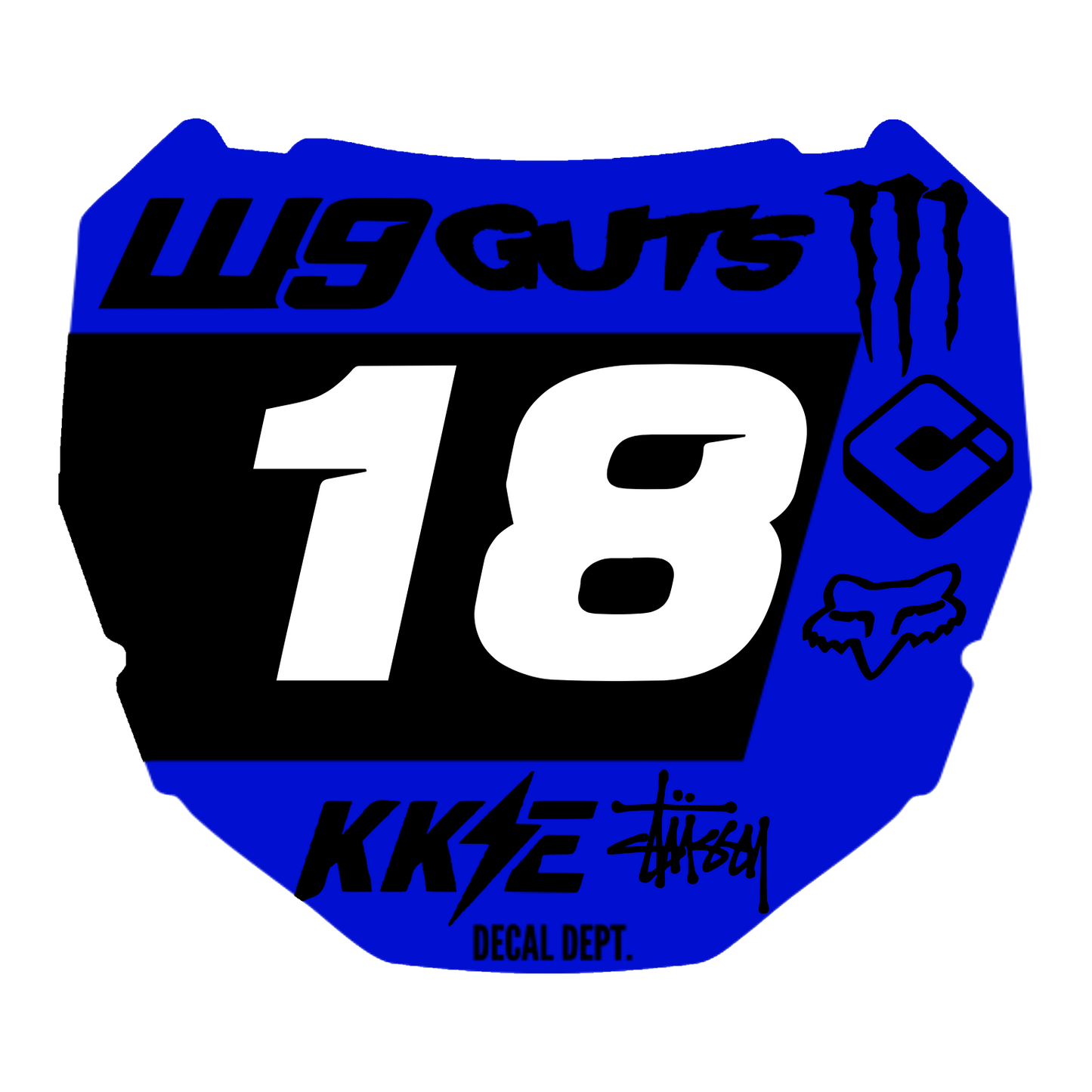 ODI Plate Decal
