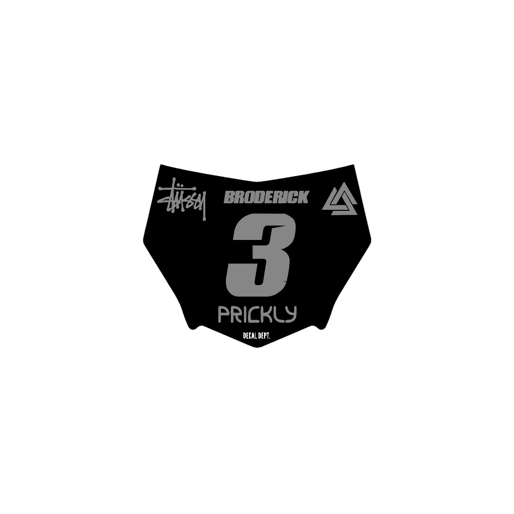 Motocutz Plate Decal