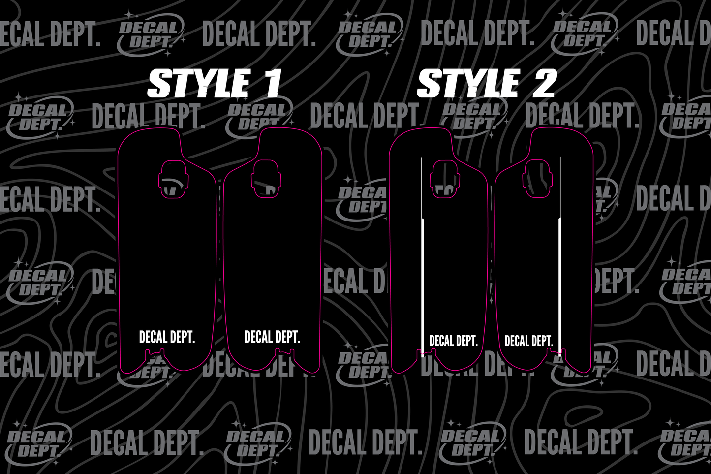 Custom Fastace Fork Guard Decal