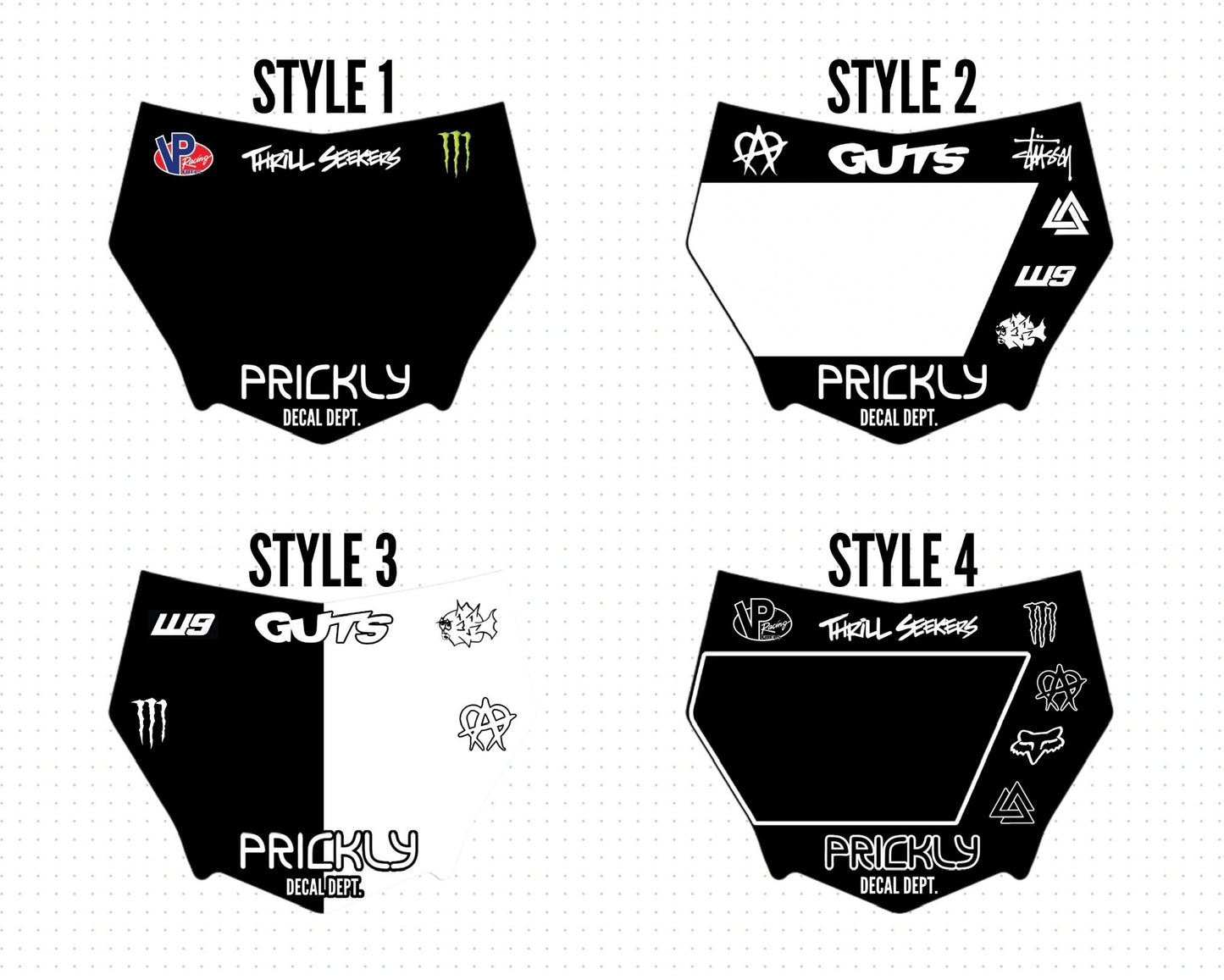 Motocutz Plate Decal