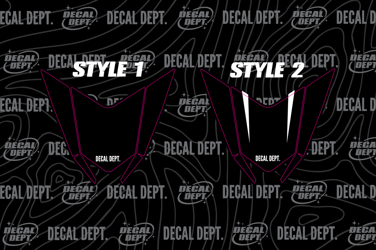 Custom Talaria OEM Short Rear Fender Decal