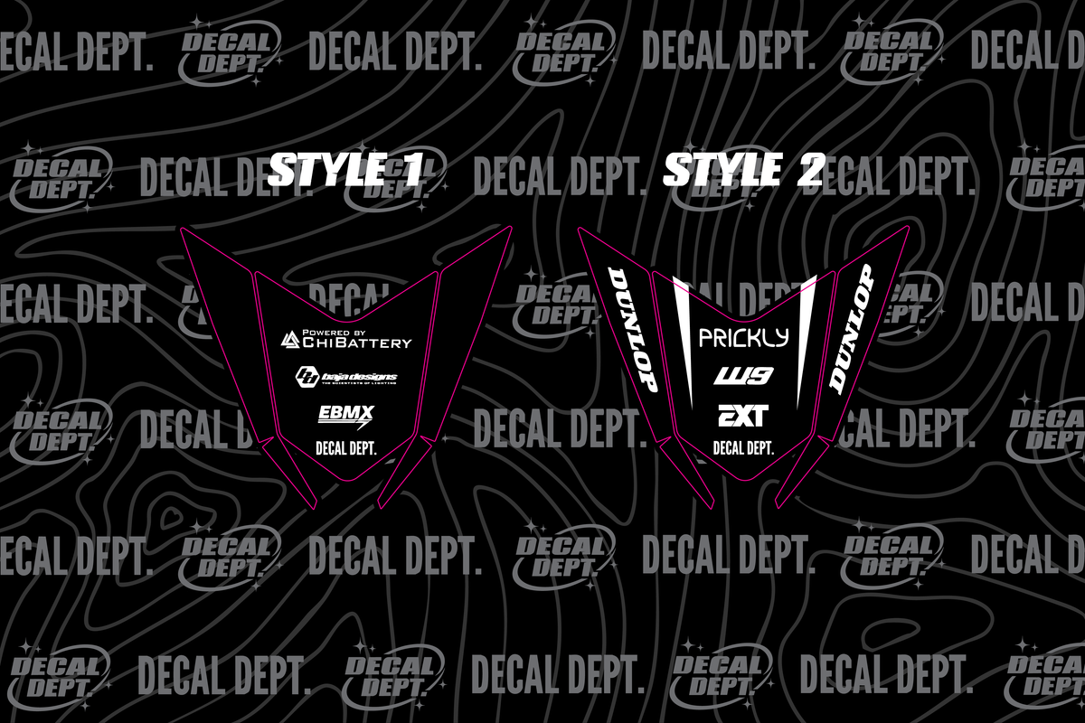 Talaria Sting Rear Fender Decal