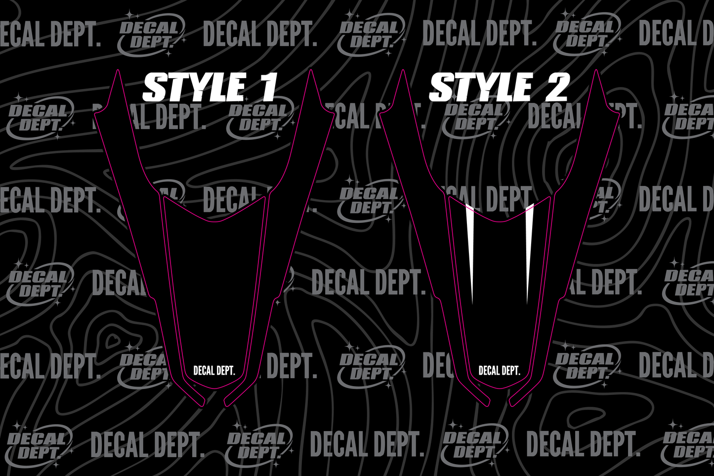 Custom Ultra Bee Rear Fender Decal
