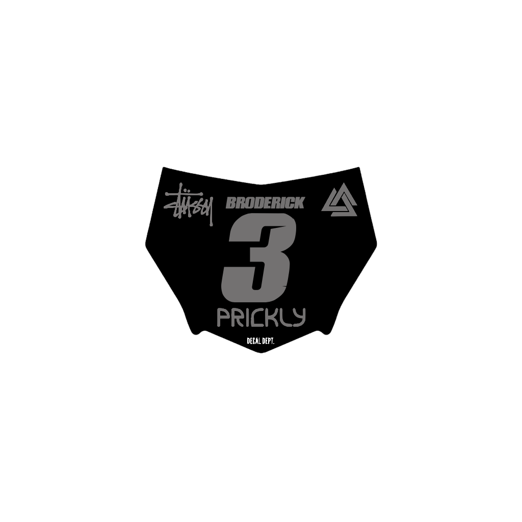 Motocutz Plate Decal