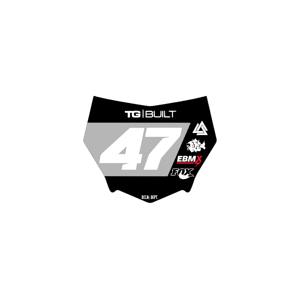 Motocutz Plate Decal