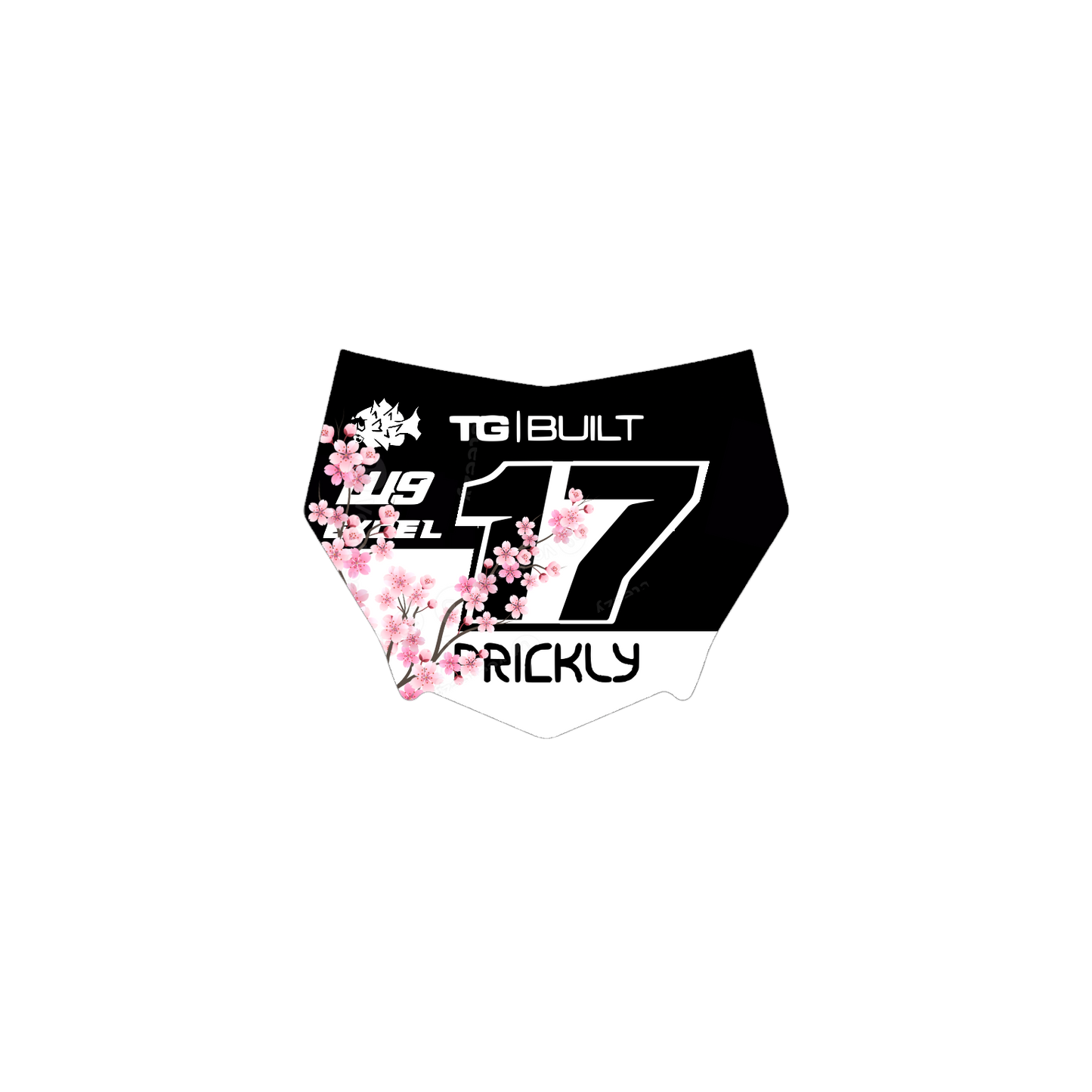 Motocutz Plate Decal