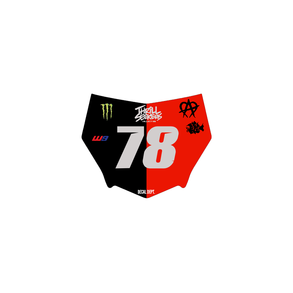 Motocutz Plate Decal