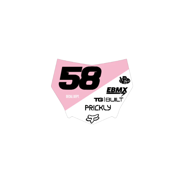 Motocutz Plate Decal