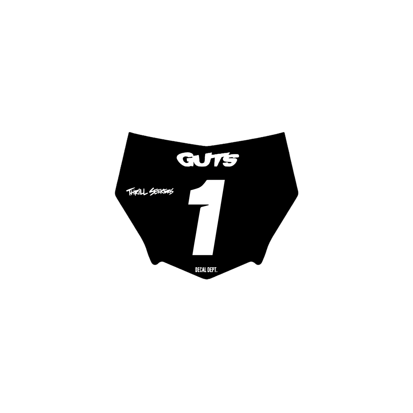 Motocutz Plate Decal