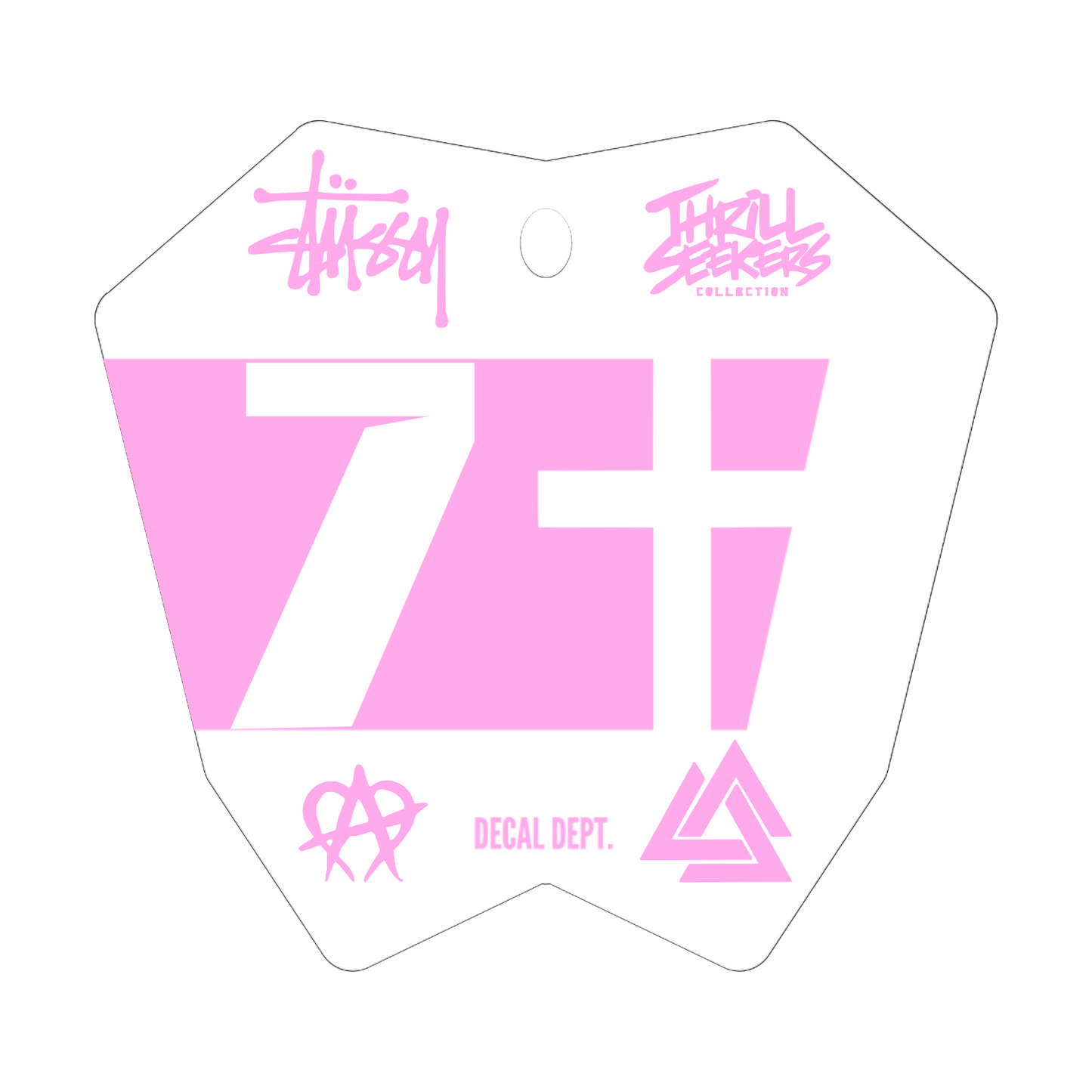 RTR Plate Decal