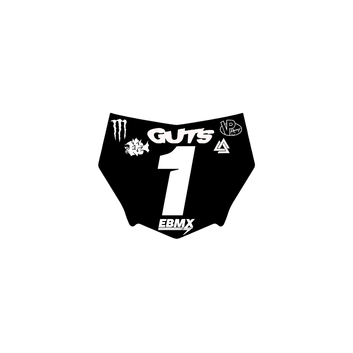 Motocutz Plate Decal