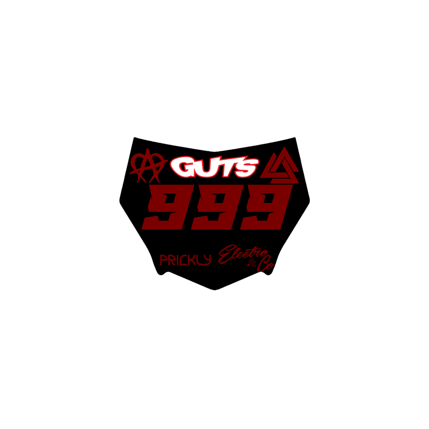 Motocutz Plate Decal