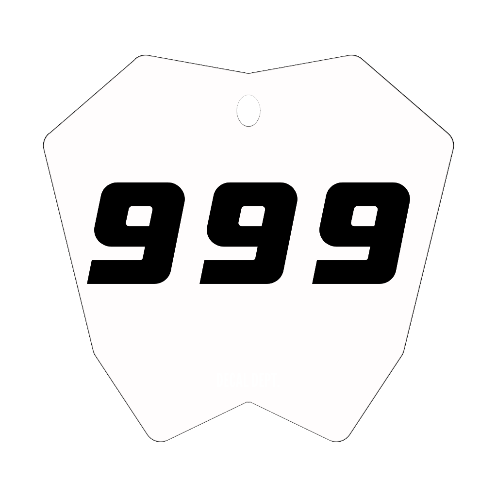 RTR Plate Decal