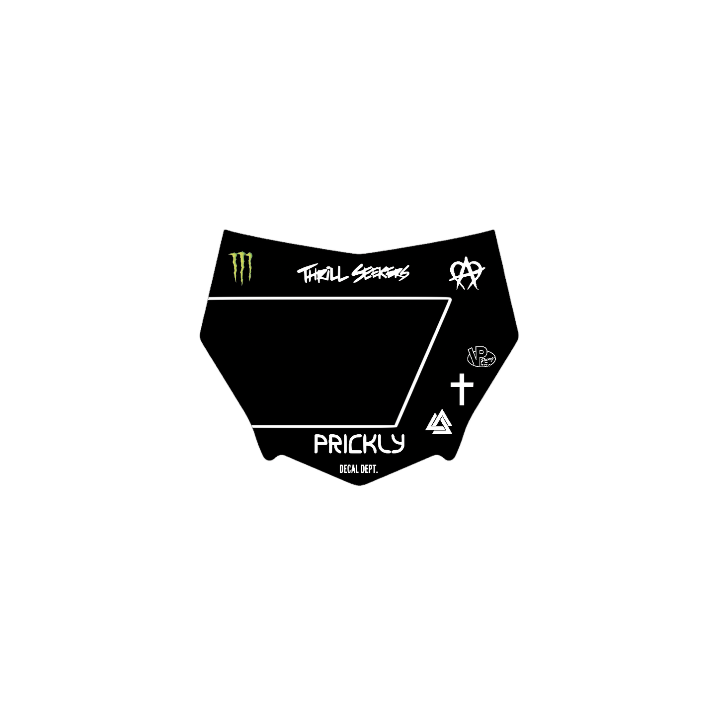 Motocutz Plate Decal