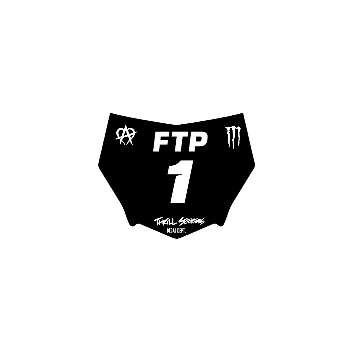 Motocutz Plate Decal